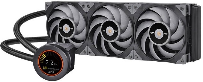 

Система охлаждения жидкостная Thermaltake TOUGHLIQUID Ultra 360 CL-W323-PL12GM-B LGA 2066/2011-3/2011/1700/1366/1200/1156/1155/1151/1150, AM4/AM3+/AM3, TOUGHLIQUID Ultra 360