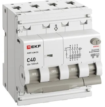 фото Автомат дифференциальный EKF D63N46ES40C100 в Санкт-Петербургe