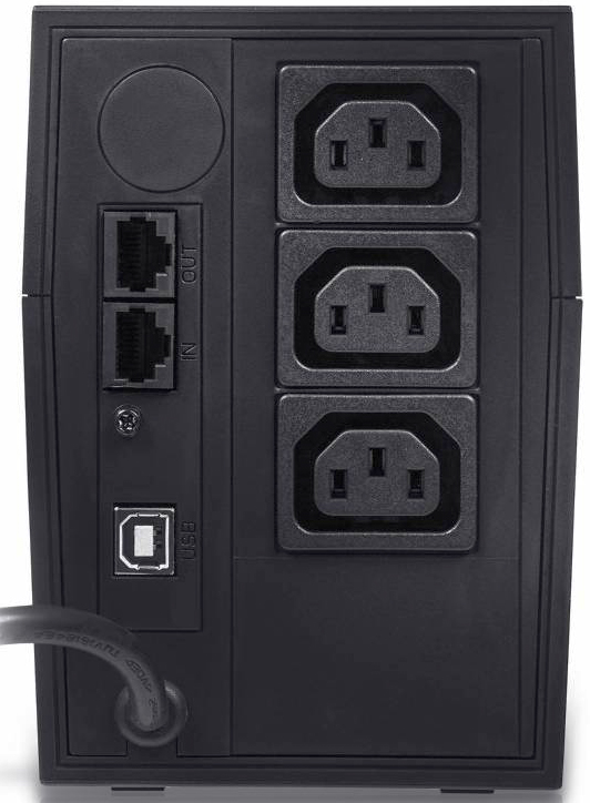 

Источник бесперебойного питания Powercom RPT-600AP 792803 Raptor, 600VA/360W, USB, AVR (IEC320 C13), RPT-600AP