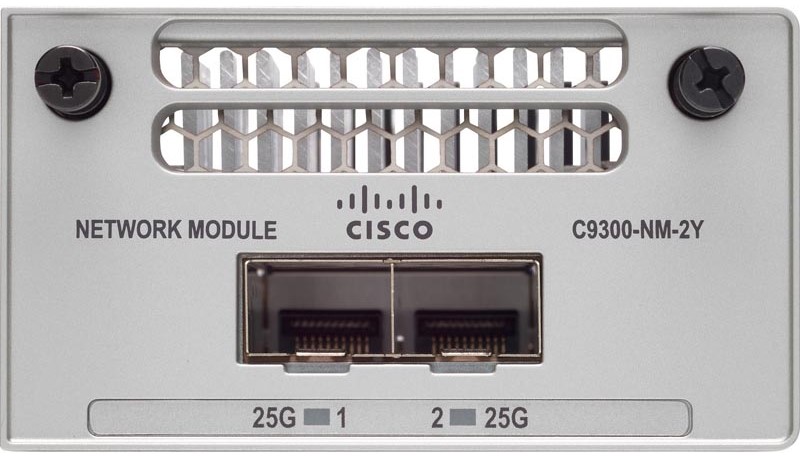 

Модуль Cisco C9300-NM-2Y= Catalyst 9300 2 x 25GE, spare, C9300-NM-2Y=