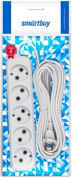 фото Удлинитель  SmartBuy SBE-16-5-02-Z в Красноярске