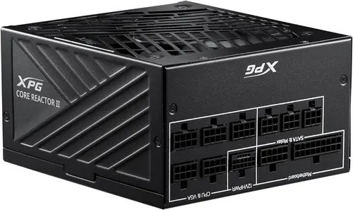 

Блок питания ATX ADATA XPG CORE REACTOR II 1000W, APFC, 80 Plus Gold, 135mm fan, full modular (ATX 12V v3.0), CORE REACTOR II
