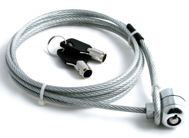 

Трос безопасности CBR CL-20 Kensington Lock, на ключе., 1.2м, CL-20