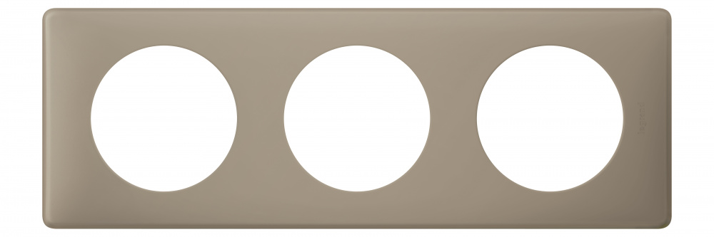 

Рамка Legrand 066723 Celiane - 3 поста, цвет "Грэй перкаль", 066723