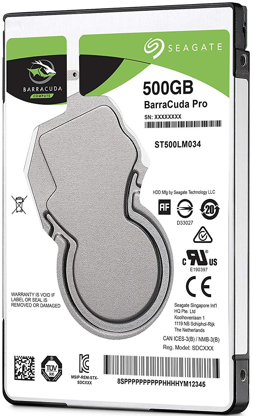 

Жесткий диск 500GB SATA 6Gb/s Seagate ST500LM034 2.5" BarraCuda Pro 7200rpm 128MB NCQ Bulk, ST500LM034