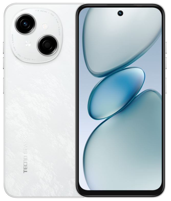 

Смартфон TECNO SPARK Go 1 3/64GB TECNO KL4 3+64 GLITTERY WHITE Glittery White, SPARK Go 1 3/64GB