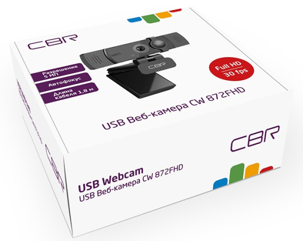фото Веб-камера  CBR CW 872FHD Black в Уфе
