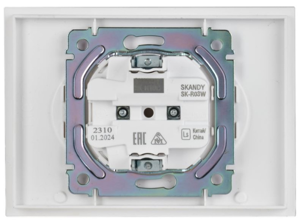 фото Розетка двухместная без заземления  IEK SK-R20-10-K01 в Ростове-на-Дону