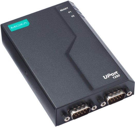 

Преобразователь MOXA UPort 1250-G2 2-портовый USB в RS-232/422/485, UPort 1250-G2