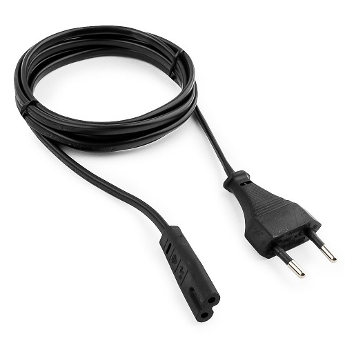

Кабель питания Cablexpert PC-184-VDE-1M 1м, CEE 7/16 - C7, VDE, 2-pin, 2х0,75, черный, PC-184-VDE-1M