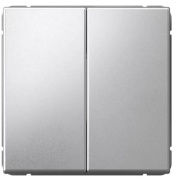 фото Выключатель двухклавишный  Systeme Electric GAL000351