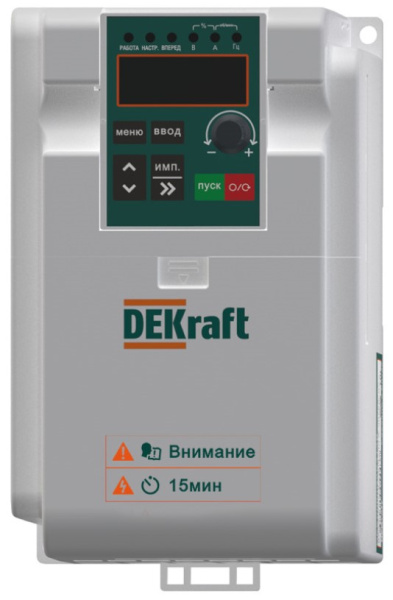 Изображение товара Преобразователь частоты DEKraft DEKV060G1R5S2
