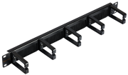 фото Кабельный организатор NikoMax NMC-OP530HB-1U-BK-2