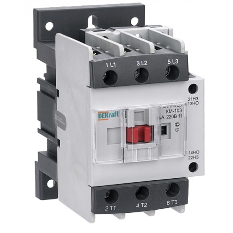 Изображение товара Контактор DEKraft 22134DEK 50А трёхполюсный с комбинированными контактами
