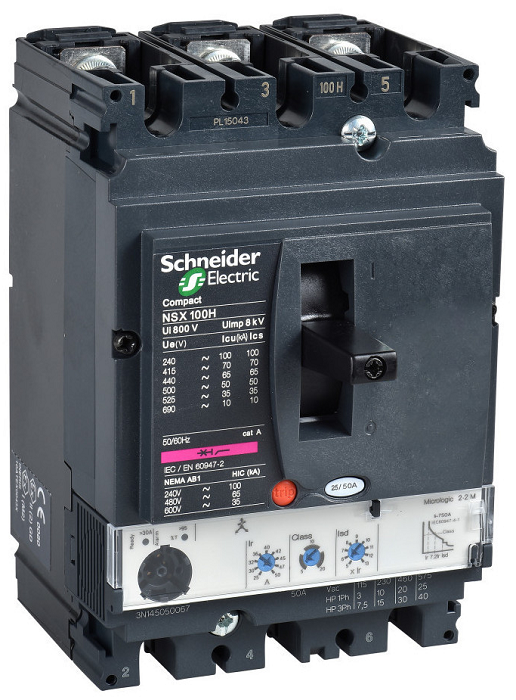 

Автоматический выключатель Schneider Electric LV431790 Micrologic 2.2 250A 3P 3T, LV431790