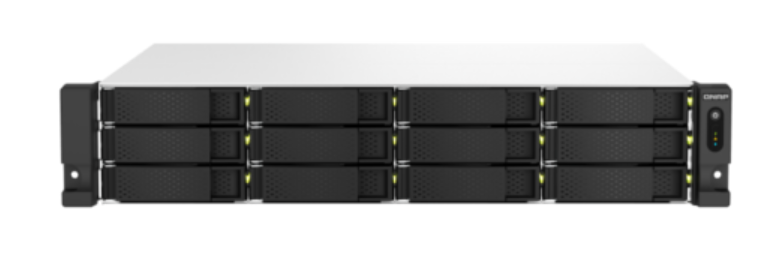 

Сетевой RAID-накопитель QNAP TS-1264U-RP-8G 12 отсеков 3,5"/2,5", 2 порта 2,5 GbE, HDMI-порт, стоечное исполнение, 2 блока питания. Intel Celeron N50, TS-1264U-RP-8G