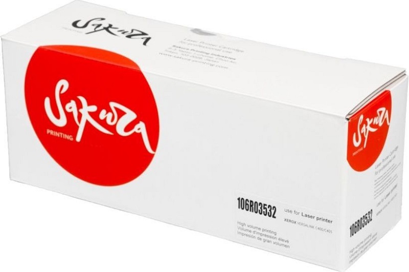 

Картридж Sakura SA106R03532 для Xerox Phaser VersaLink C400/C405, черный, 10 500 к., SA106R03532