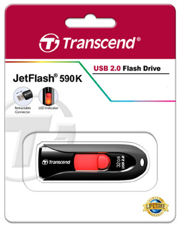 фото Накопитель USB 2.0 32GB Transcend JetFlash 590 в Перми