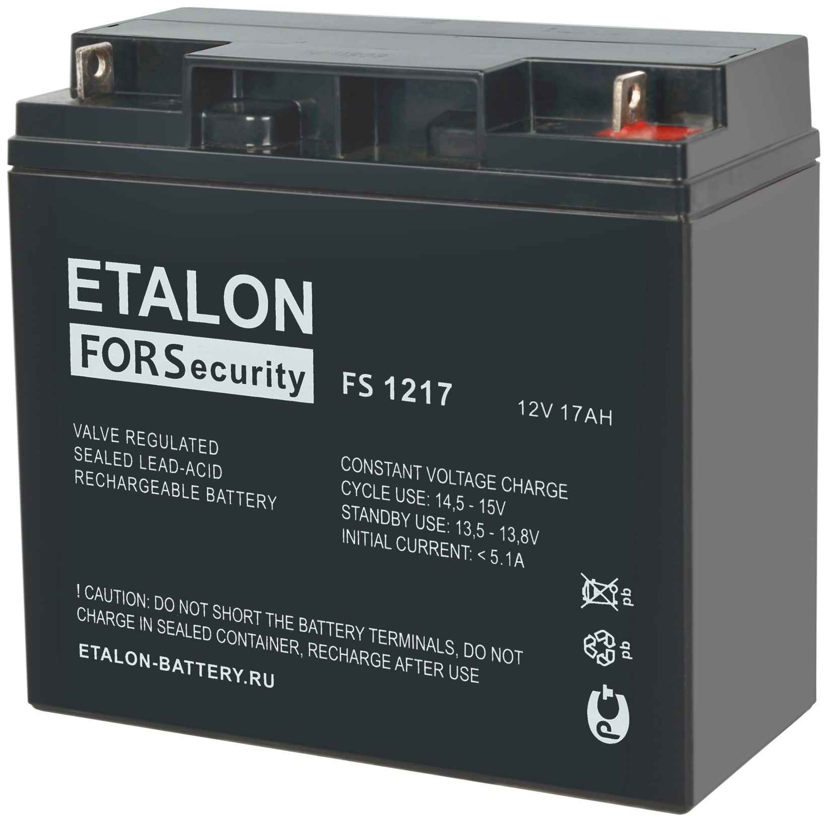 Аккумулятор ETALON FS 1217 12В 17Ач