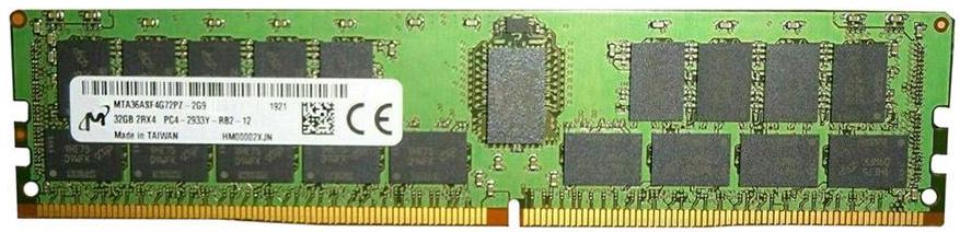 

Модуль памяти DDR4 32GB Micron MTA36ASF4G72PZ-2G9E2 PC4-23400 2933MHz CL21 288-pin ECC Reg 1.2V, MTA36ASF4G72PZ-2G9E2