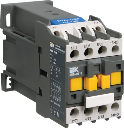 

Контактор IEK KMD11-009-024-10 КМИп-10910 09А 24В/АС3 1NO, KMD11-009-024-10