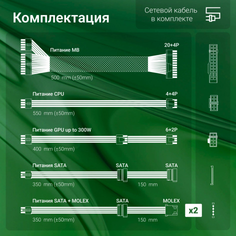 фото Блок питания ATX Digma DPSU-500W в Уфе