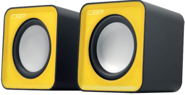

Акустическая система 2.0 CBR CMS 90 yellow, питание USB, 2х3 Вт (6 Вт RMS), пластик, 3.5 мм линейный стереовход, регул. громк., 1 м, CMS 90