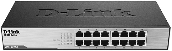 фото Коммутатор неуправляемый D-link DES-1016D/I1A в Казани