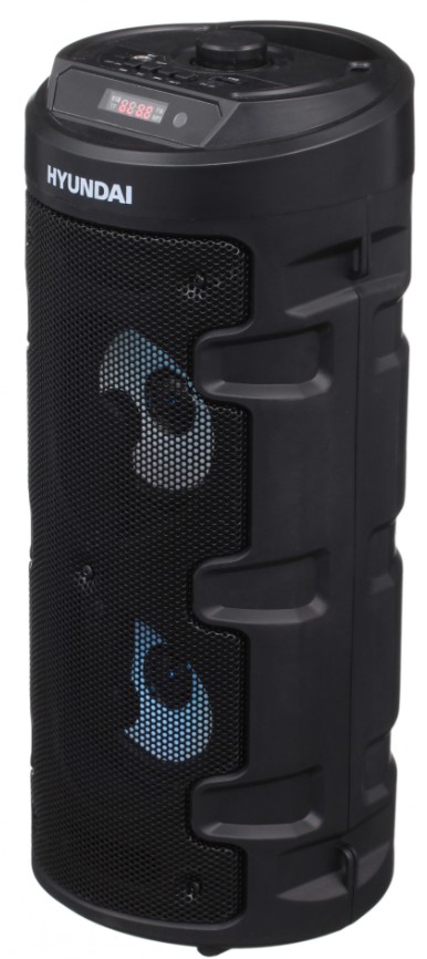 

Колонка портативная Hyundai H-MC160 черный 50Вт FM USB BT SD/MMC, 1098376, H-MC160