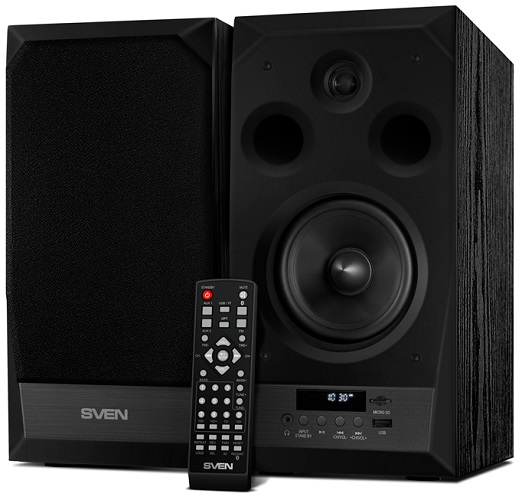 

Компьютерная акустика 2.0 Sven MC-20 SV-014438 черный, 90Вт, USB/microSD, пульт ДУ, Bluetooth, MC-20