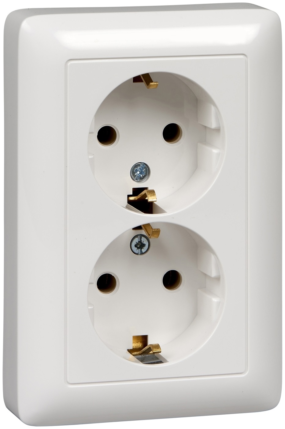 

Розетка Schneider Electric RS16-236-B Хит, двойная, скрытая, белая, с заземлением, без шторок, 16А/250В, RS16-236-B