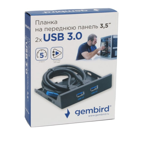 фото Планка  Gembird FP3.5-USB3-2A в Омске
