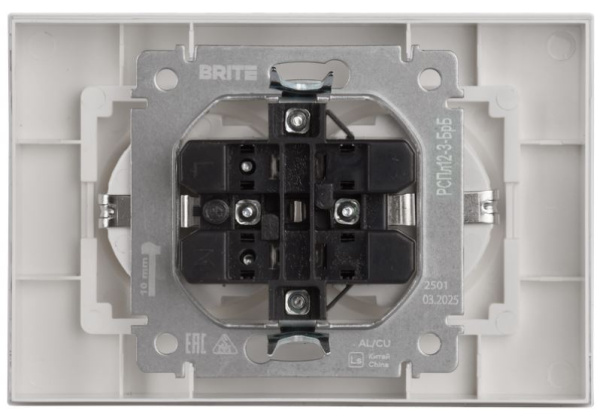 фото Розетка двухместная с заземлением  IEK BR-R27-16-K01-F в Санкт-Петербургe