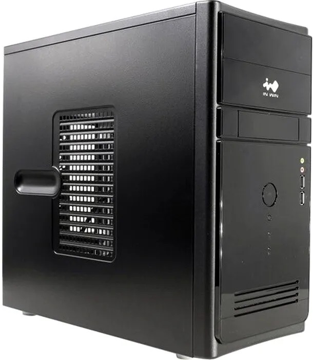 

Корпус mATX In Win ENR021 6177859 черный, БП 450W, 2*USB 3.0, audio, ENR021