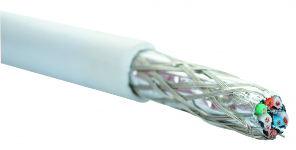 фото Кабель витая пара S/FTP 6a кат. 4 пары Eurolan 19C-SA-12WT-R500 в Омске