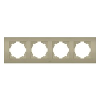 

Рамка ABB 612-011400-228 Cosmo 4 постовая, IP20 (титаниум), 612-011400-228
