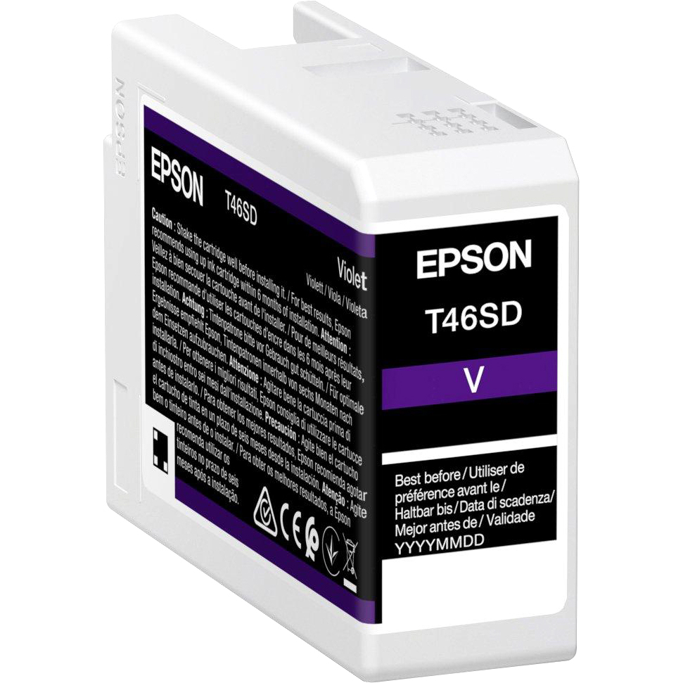 

Картридж Epson C13T46SD00 Singlepack Violet T46SD UltraChromePro10 ink 25ml, C13T46SD00
