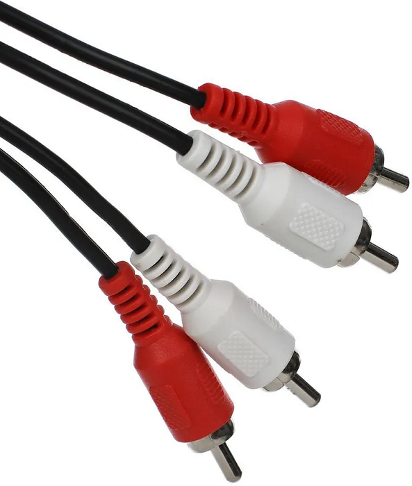 

Кабель VCOM VAV7158-3M соединительный 2xRCA (M)=>2xRCA (M), черный, 3м, VAV7158-3M
