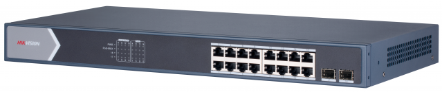 

Коммутатор HIKVISION DS-3E1518P-SI L2, Смарт-управляемый, 161000M RJ45 PoE-порт, 2 Gigabit combo порт, 802.3af/at, бюджет PoE 225W, DS-3E1518P-SI