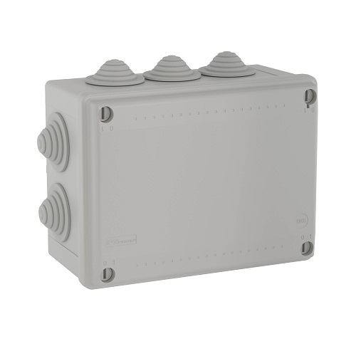 

Коробка распределительная DKC 54000 с кабельными вводами, IP55, 150х110х70мм, "Express", 54000