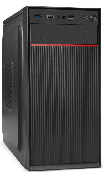 Изображение товара Корпус для компьютера Exegate BAA-113U-UNS350 Mini Tower черный компактный