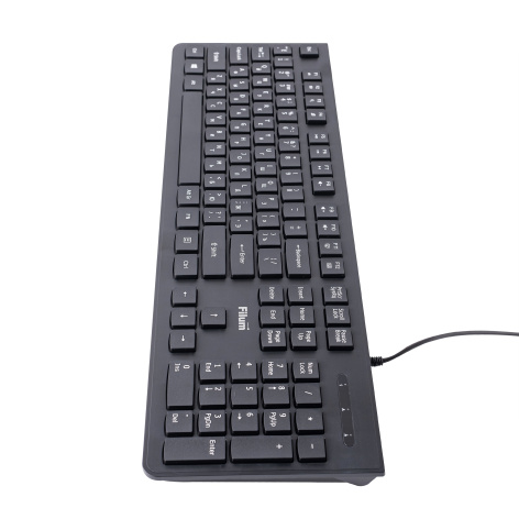 фото Мембранная клавиатура Filum FL-KB20-BK, USB, Черный [FL-KB20-BK] в Воронеже