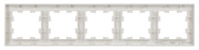 фото Рамка пятерная IEK BR-M52-K01