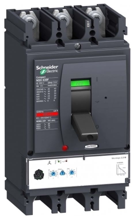 

Автоматический выключатель Schneider Electric LV432976 Micrologic 2.3M 500A 3P 3Т, LV432976