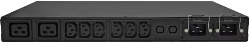 

Переключатель нагрузки Teslapower TP-ATS-06A02B-1U стоечный, 2 разъёма IEC 60320 C20 16 A, номинальное напряжение 220 В, время переключения: не более, TP-ATS-06A02B-1U