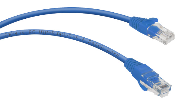 фото Кабель патч-корд U/UTP 6 кат. 2м Cabeus PC-UTP-RJ45-Cat.6-2m-BL в Уфе