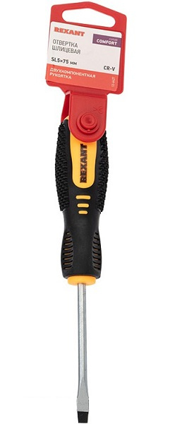 Изображение товара Отвертка Rexant 12-6427 SL 5х75 мм