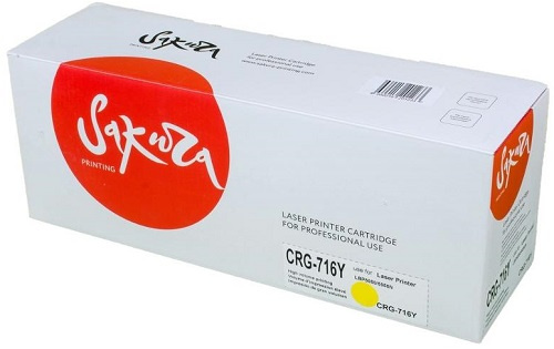 Изображение товара Тонер-картридж Sakura SACRG716Y Желтый