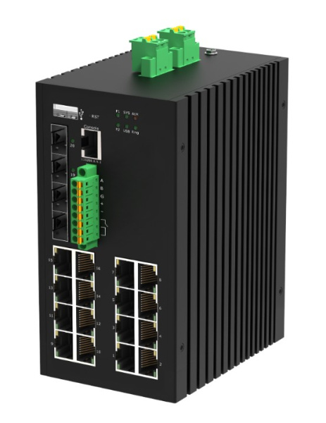 фото Коммутатор управляемый NikoMax GL-SW-G307-16P4ST-I в Казани