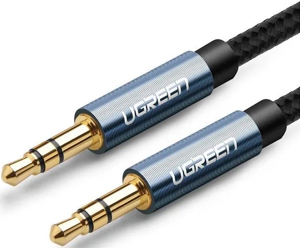 

Кабель акустический UGREEN AV112 60179 Jack 3.5mm - Jack 3.5mm, 1м, черный, AV112